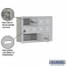 Salsbury Cell Phone Storage Locker - 3 Door High Unit (5 Inch Deep Compartments) - 8 A Doors and 2 B Doors - Aluminum - Recessed Mounted - Master Keyed Locks  19035-10ARK